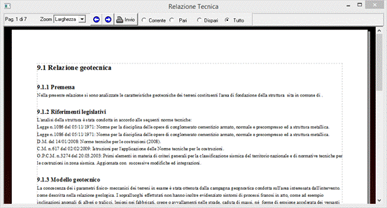 Nuova relazione geotecnica in Edisis 10