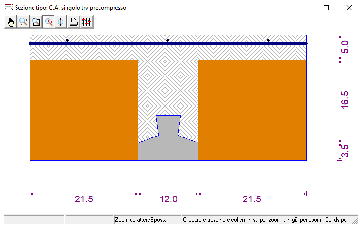 Solaio con travetto precompresso da completare con getto in opera