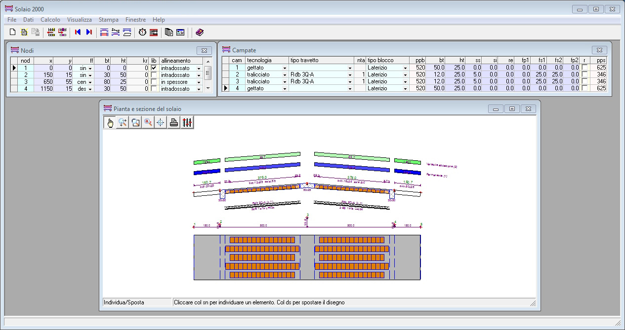 software solaio laterocemento